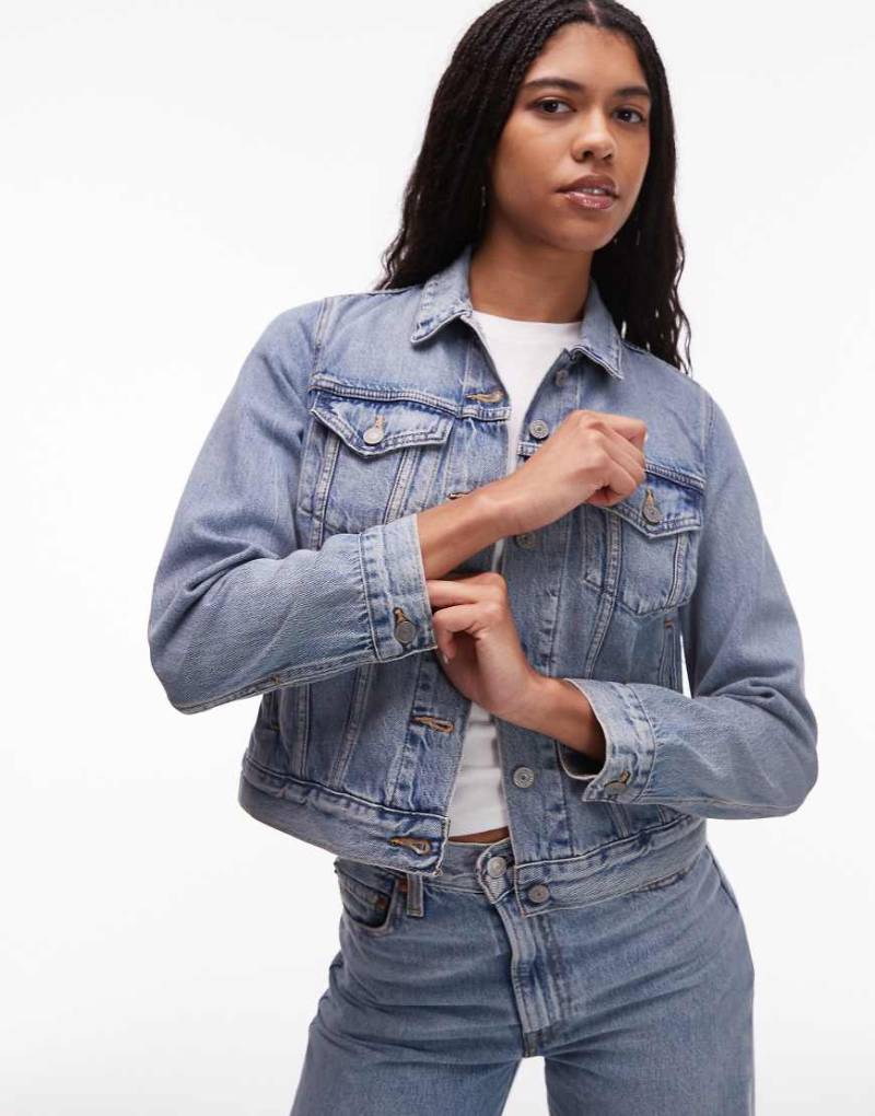 Levi's - Original - Trucker-Jeansjacke in heller Waschung-Blau von Levi's