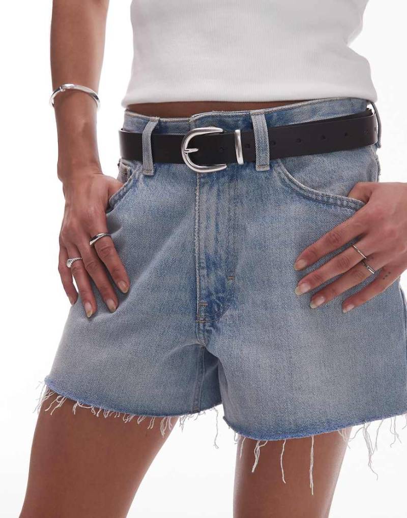 Levi's - Phoebe - Western-Gürtel aus Leder in Schwarz von Levi's