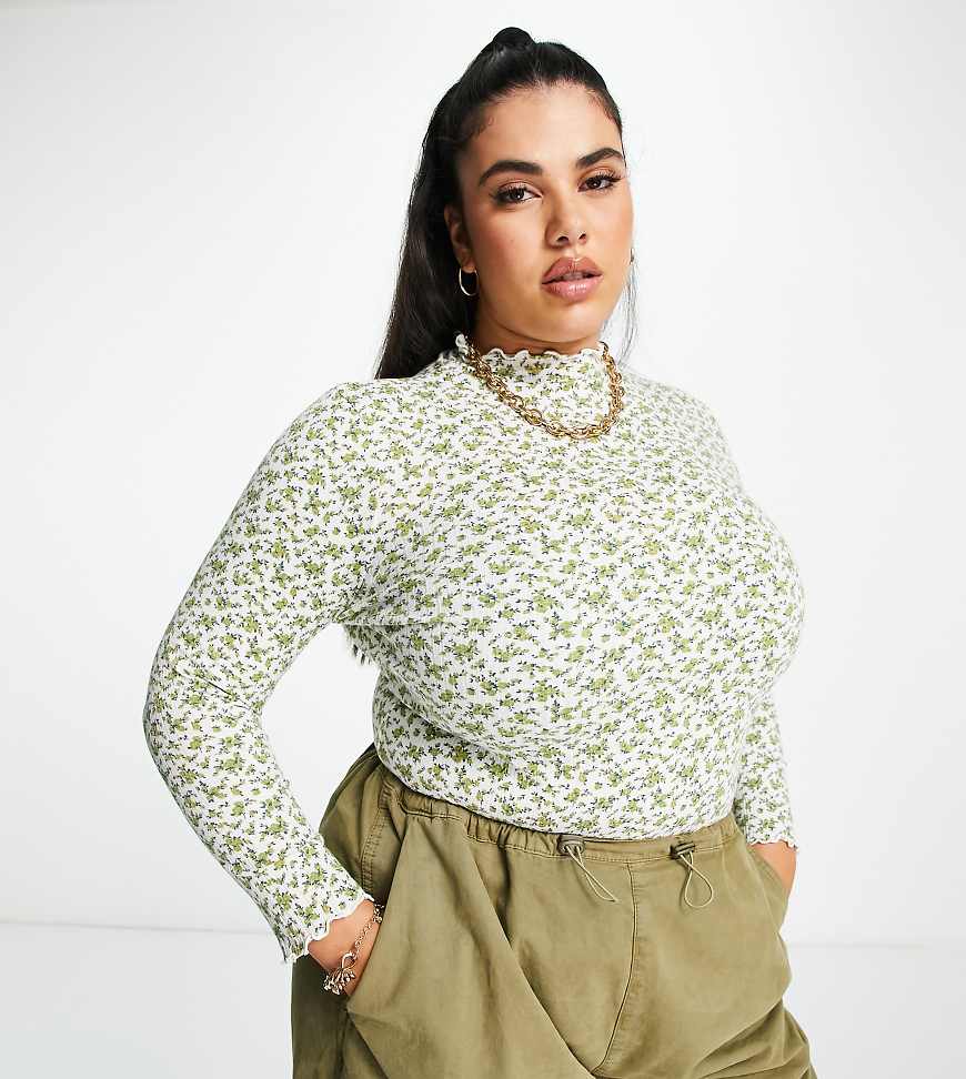 Levi's Plus - Langärmliges T-Shirt mit Blumenmuster-Bunt von Levi's