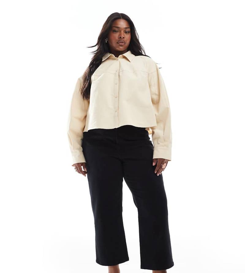 Levi's Plus - Ribcage - Knöchellange Straight-Jeans in Schwarz von Levi's