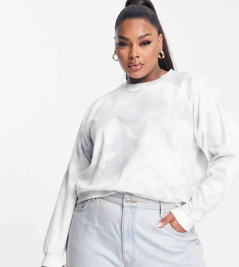 Levi's Plus - Sweatshirt mit Batikmuster in Blau von Levi's