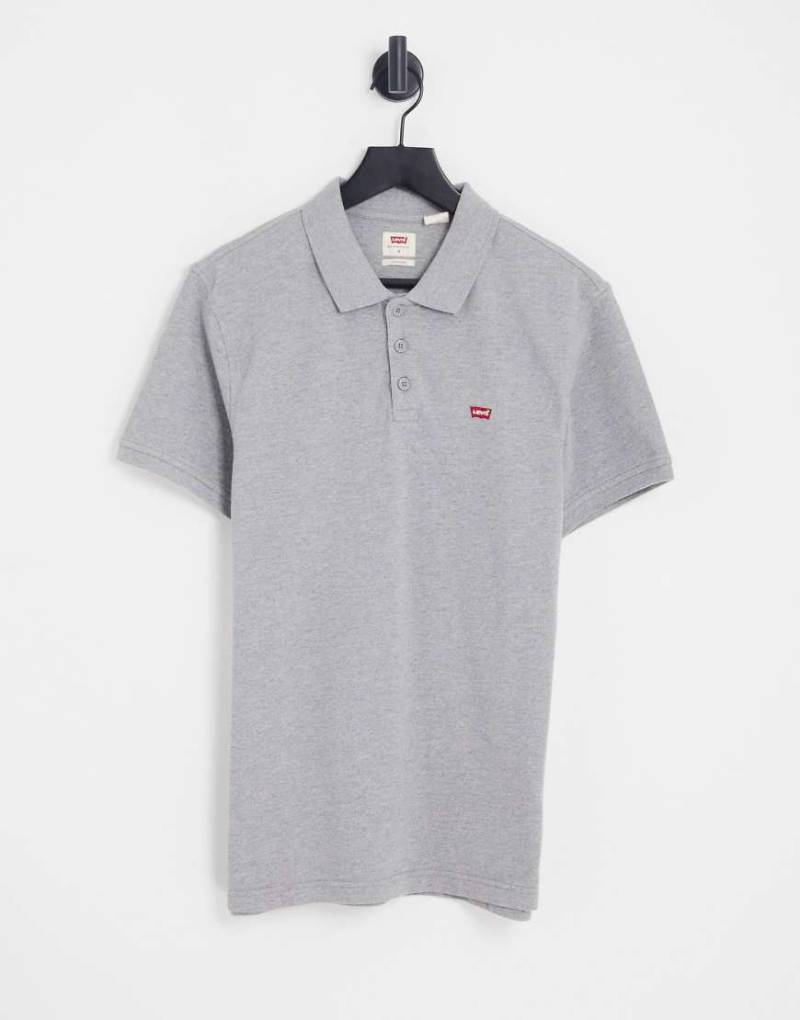 Levi's - Polohemd in Hellgrau mit kleinem Logo von Levi's