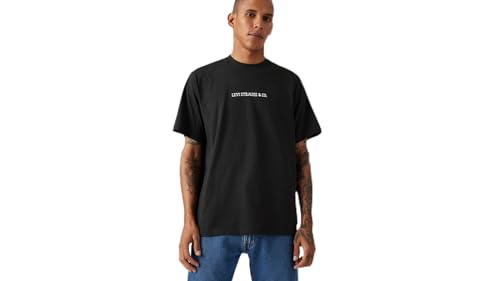 Levi's Herren Relaxed Fit T-Shirt mit Grafik Archival Rodeo Map Mineral Black Blacks L von Levi's