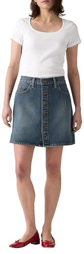 Levi's Retro Button Front Skirt Eight Track Ski von Levi's