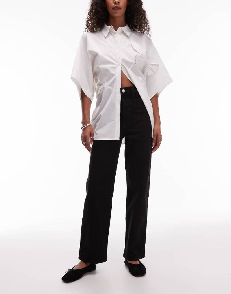 Levi's - Ribcage - Western-Jeans in Schwarz mit geradem Bein von Levi's