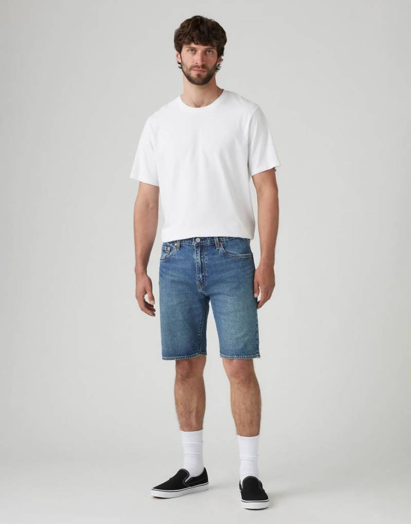 Levi's - Shorts 405- Shorts in Blau in regulärer Passform und schwarzer Rinse-Waschung von Levi's