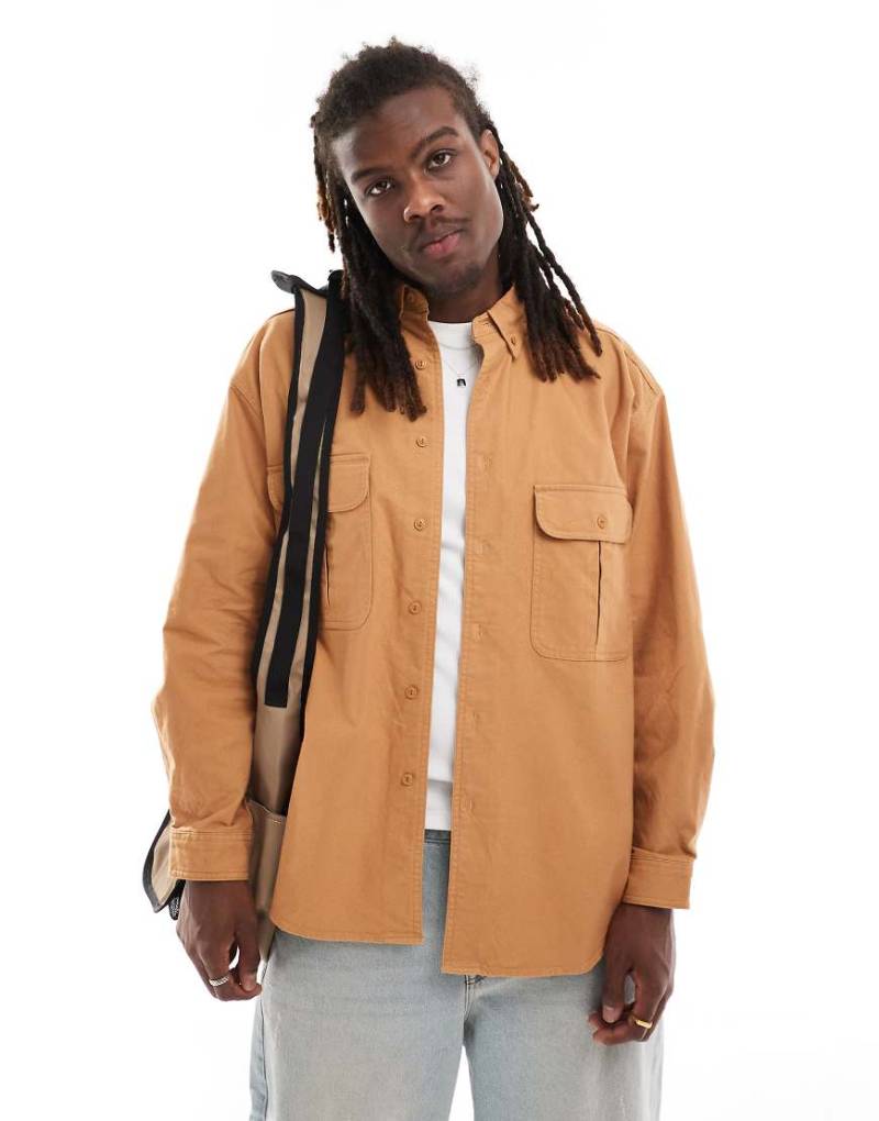 Levi's Skateboarding - Locker geschnittenes Hemd in Hellbraun von Levi's