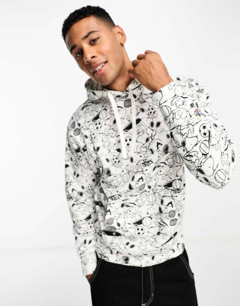 Levi's - Snoopy - Kapuzenpullover in Weiß von Levi's