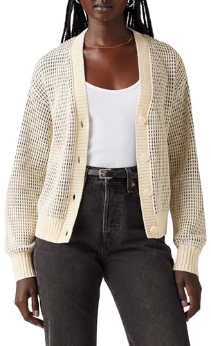 Levi's Snowflake Cardigan Butter Cream Stripe S von Levi's