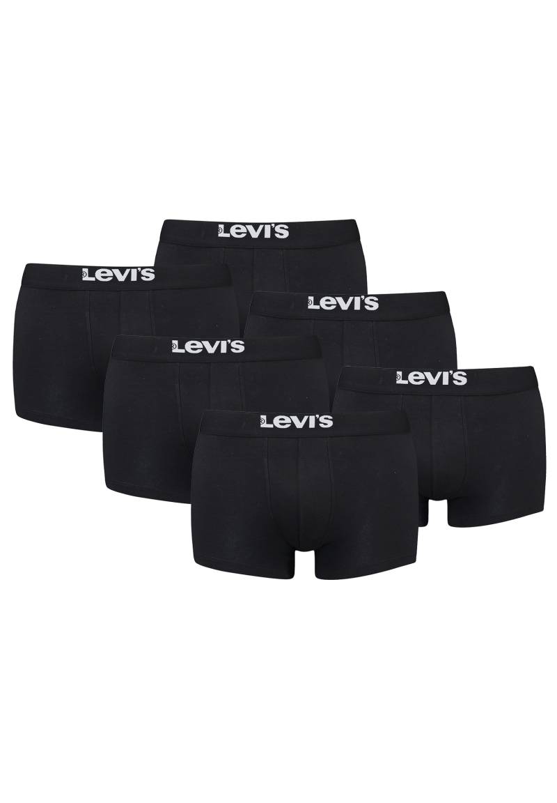 Levi's Solid Basic Herren Boxershorts Unterwäsche aus Bio-Baumwolle im 6er Pack Levi's Solid Basic Herren Boxershorts Unterwäsche aus Bio-Baumwolle im 6er Pack von Levi's