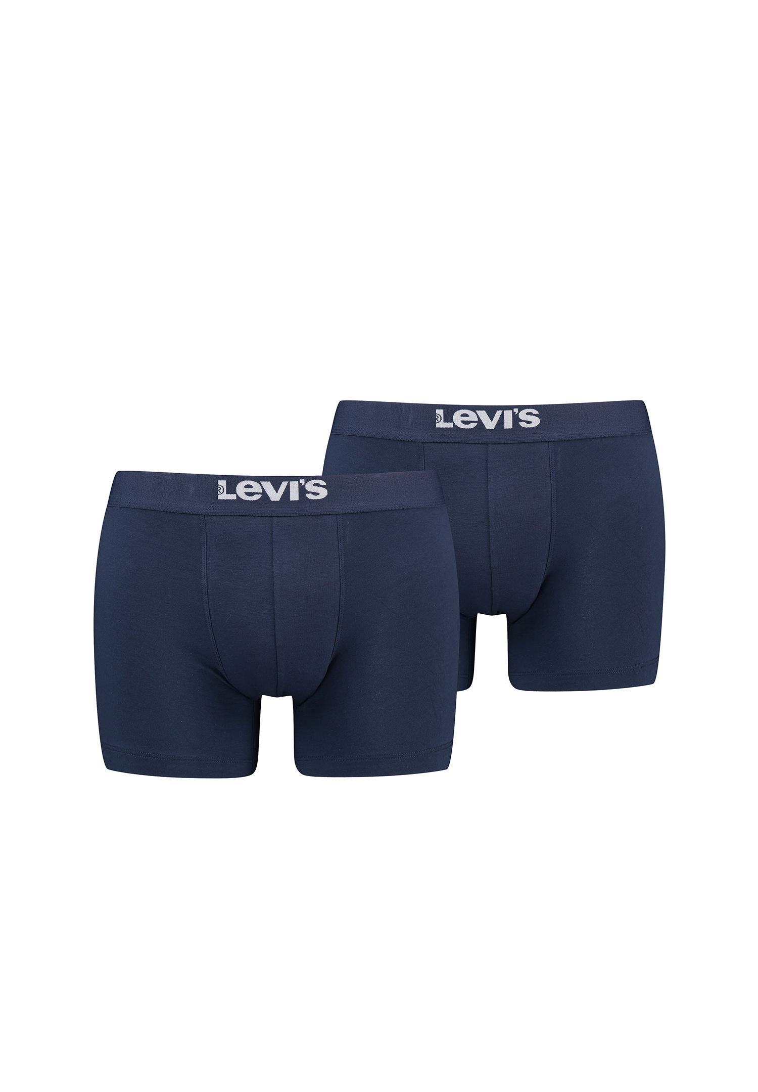 Levi&#039;s Solid Herren Boxershorts Unterwäsche aus Bio-Baumwolle im 2er Pack von Levi&#039;s