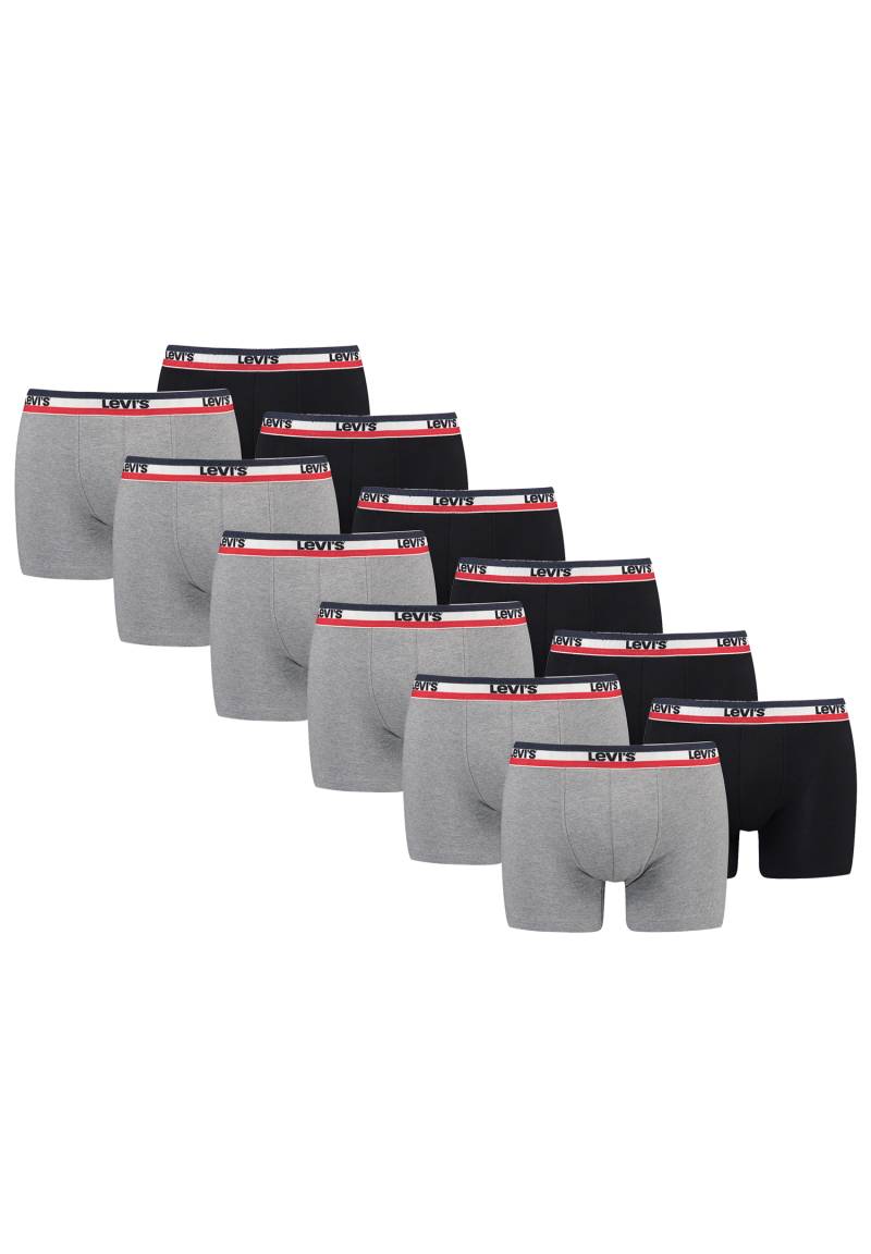 Levi's Sportswear Logo Herren Boxershorts Unterwäsche aus Bio-Baumwolle im 12er ... Levi's Sportswear Logo Herren Boxershorts Unterwäsche aus Bio-Baumwolle im 12er ... von Levi's