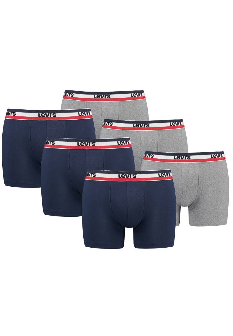 Levi's Sportswear Logo Herren Boxershorts Unterwäsche aus Bio-Baumwolle im 6er P... Levi's Sportswear Logo Herren Boxershorts Unterwäsche aus Bio-Baumwolle im 6er P... von Levi's