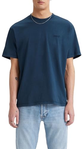 Levi's T-Shirt Herren, Dress Blues Garment Dye, XL von Levi's