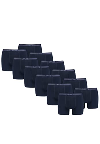 Levi's Tencel Herren Unterwäsche Retroshorts Boxershorts 12er Pack, Farbe:Navy, Bekleidungsgröße:XXL von Levi's