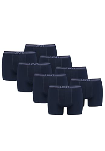 Levi's Tencel Herren Unterwäsche Retroshorts Boxershorts 8er Pack, Farbe:Navy, Bekleidungsgröße:XL von Levi's