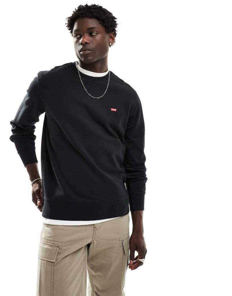 Levi's - The Original Hallmark - Sweatshirt in Schwarz mit Logo von Levi's