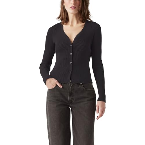 Levi's Tulip Cardigan Caviar - Black S Levi's Tulip Cardigan Caviar - Black S von Levi's