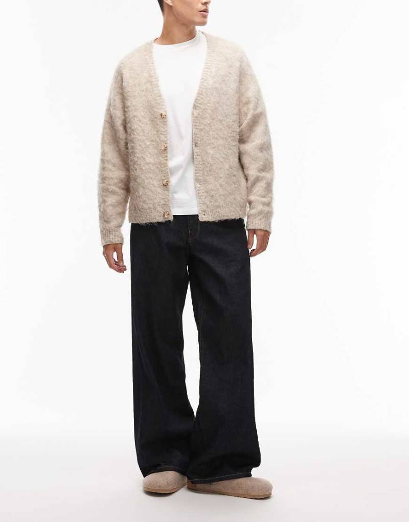 Levi's - Twisted - Weit geschnittene Jeans in dunkelblauer Rinse-Waschung mit verdrehtem Detail von Levi's