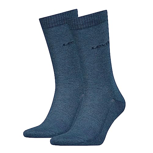 Levi's Unisex Classic Socken, Marineblau, 39/42 (2er Pack) von Levi's