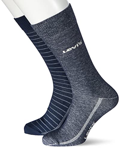 Levi's Unisex Classic Sock, Navy Blazer, 39/42, 2er Pack von Levi's