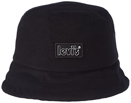 Levi's Unisex Gemütlicher Fischerhut HÜTE, Regular Black, 58 von Levi's