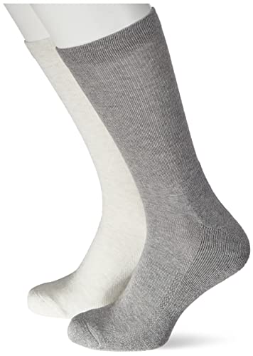 Levi's Crew Sock Unisex Sneaker, mid grey melange/marshmellow, 43-46 von Levi's