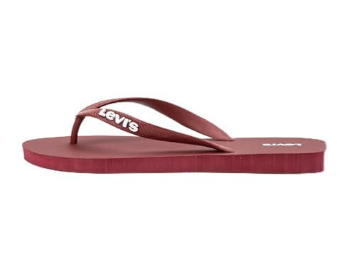 Levi's Unisex Dixon 2.0 Sandals, Regular Red, Small von Levi's