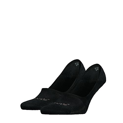 Levi's Unisex Footie Socks, Black, 43/46 von Levi's
