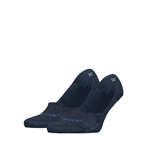 Levi's Unisex Footie Socken, Marineblau, 39/42 (2er Pack) von Levi's
