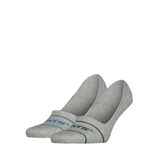 Levi's Unisex Footie Socks, Blue/Pink, 43/46 von Levi's