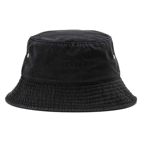 Levi's Unisex Headline Bucket HAT, Regular Black, 56 von Levi's