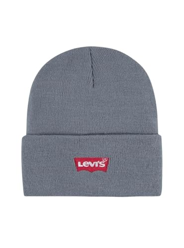 Levi's Unisex Kinder LAN Fledermausärmeln Beanie-Mütze, Castlerock, Einheitsgröße von Levi's