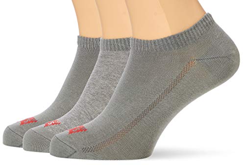 Levi's Unisex Levi's Batwing Logo Unisex Low Cut (3 Pack) Socken, Middle Grey Melange, 35-38 EU von Levi's