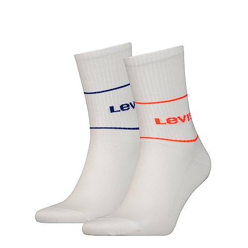 Levi's Unisex Short Sock, red Blue Combo, 39/42 (2er Pack) von Levi's