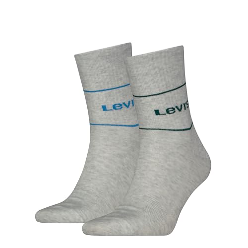 Levi's Unisex Short Socken, Grün/Blau, 43/46 von Levi's