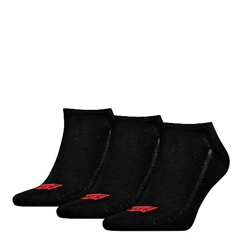 Levi's Unisex Sneaker Socken, Schwarz, 35/38 (2er Pack) von Levi's