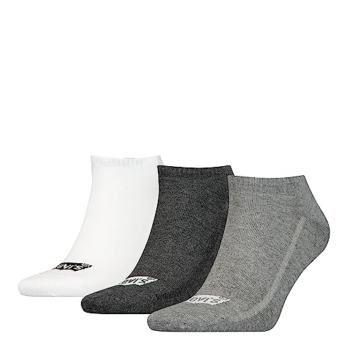 Levi's Unisex Sneaker Socken, Grau, 35/38 (2er Pack) von Levi's