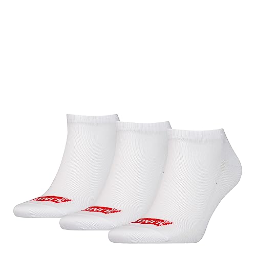 Levi's Unisex Sneaker Socken, Weiß, 35/38 (2er Pack) von Levi's