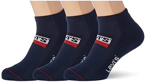 Levi's Unisex Sneaker Socks, Navy, 43/46 von Levi's
