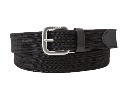 Levi's Unisex Stretch Woven Belt OV, Regular Black, 110 cm von Levi's