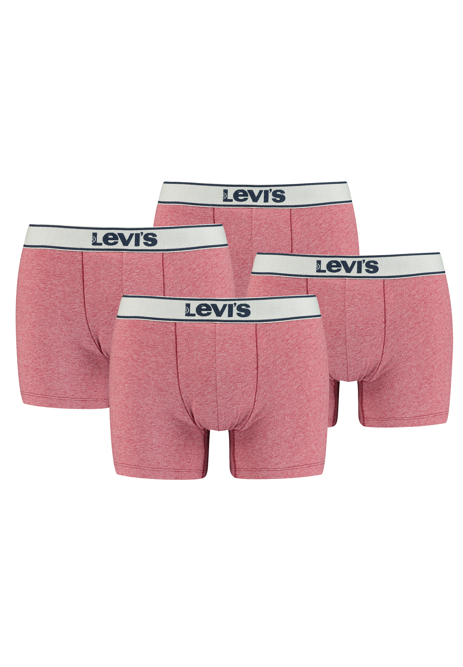 Levi&#039;s Vintage Heather Herren Boxershorts Unterwäsche Retroshorts 4er Pack von Levi&#039;s