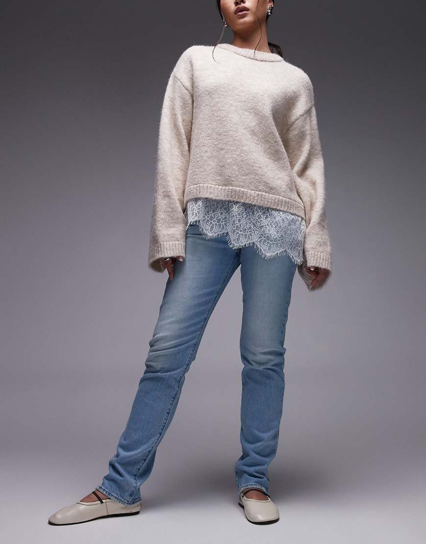 Levi's - Wedgie - Schmal geschnittene Jeans in Hellblau von Levi's