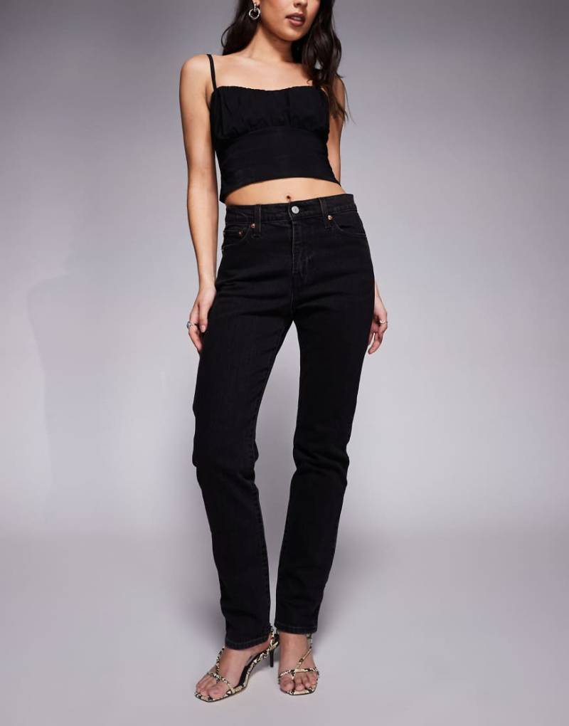 Levi's - Wedgie - Schmale Jeans in Schwarz von Levi's