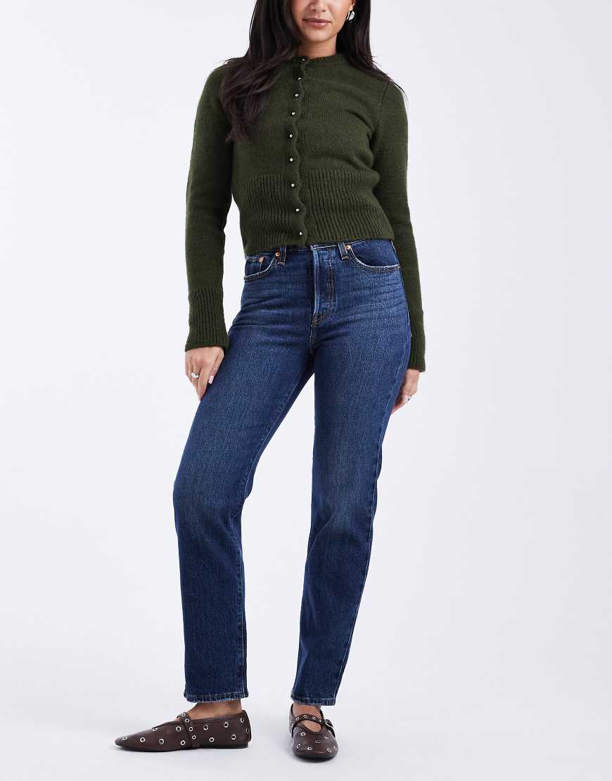 Levi's - Wedgie - Straight Jeans in Dunkelblau von Levi's