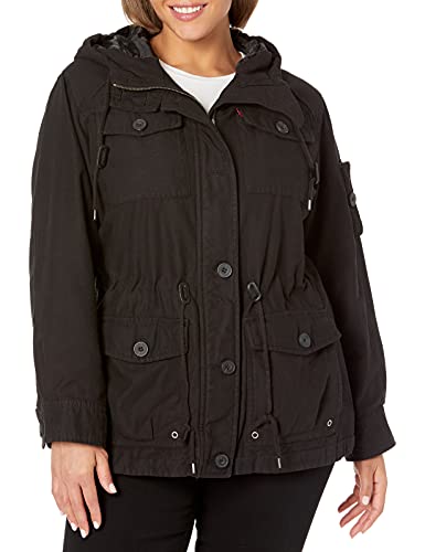 Levi's Women's Cotton Four Pocket Hooded Field Jacket von Levi's