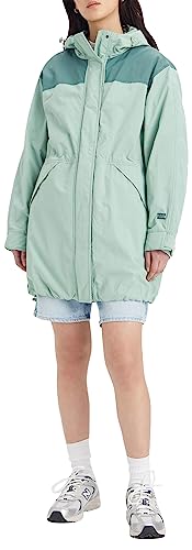 Levi's Women's Misty Rain Jacket, Granite Green, M von Levi's