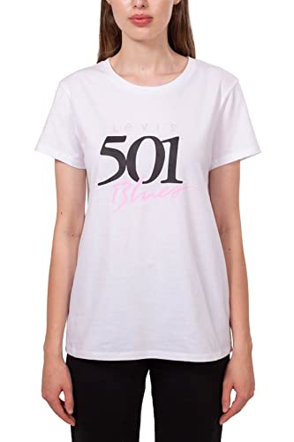 Levi's - Women's Regular T-Shirt with Levi's 501 Logo - Size XS von Levi's