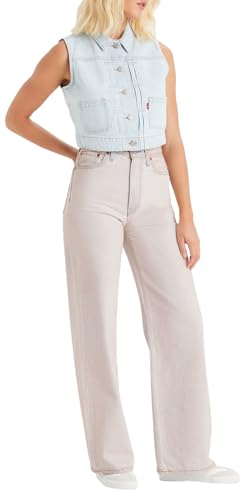 Levi's Women's Ribcage Wide Leg Baggy Cargo Greens, Fairy Dust Dreams, 27W / 34L von Levi's