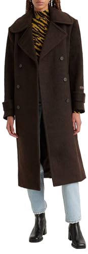 Levi's Women's Wooly Trench Coat Jacket, MOLE, S von Levi's